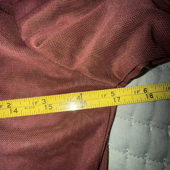 Garage Sheer Brown Button-Down Shirt. Size M NWOT - Picture 4 of 9